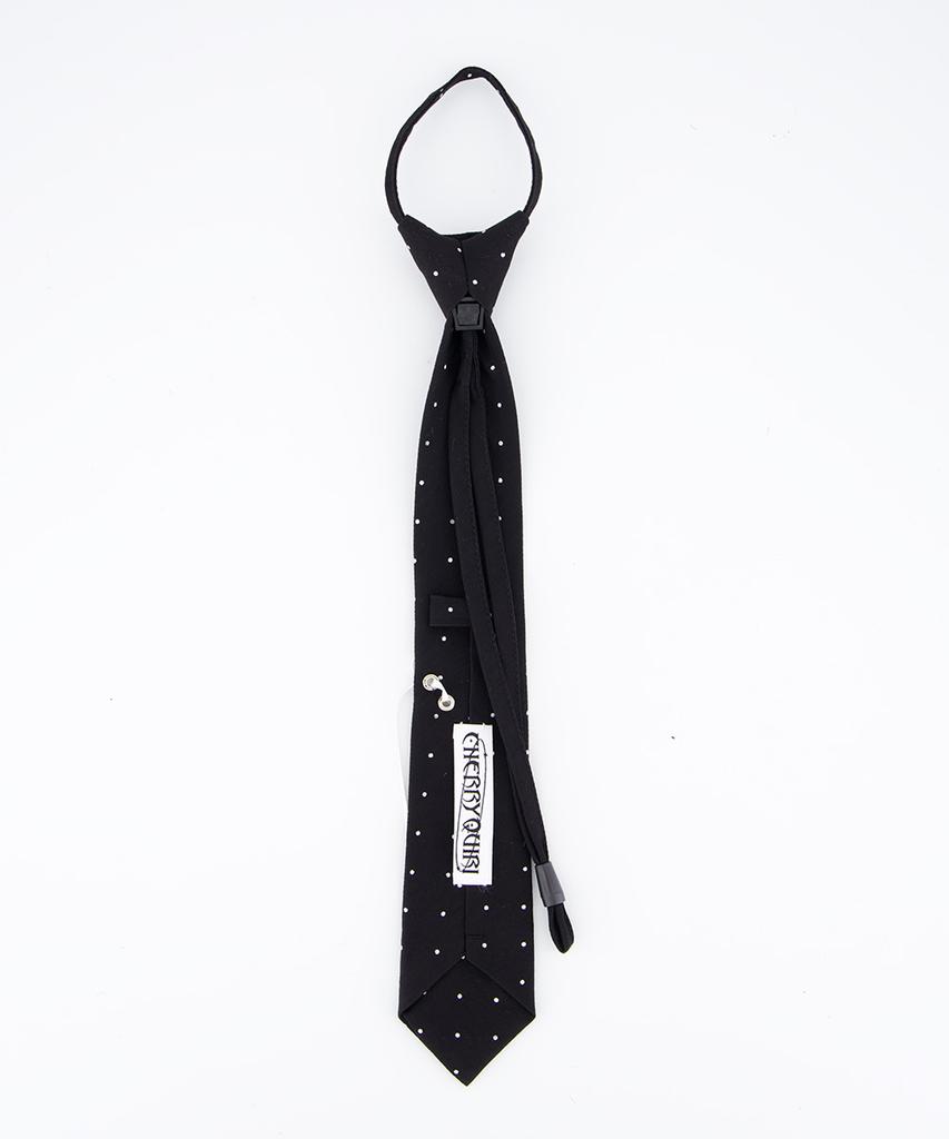 CHERRYQUIRI Cq Lace Heart Neck Tie - Black
