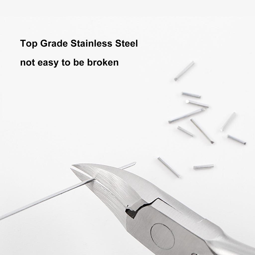 Tåneglklipper for inngrodde eller tykke tånegler Multifunksjonelt sammenleggbart verktøysett for inngrodde tånegler