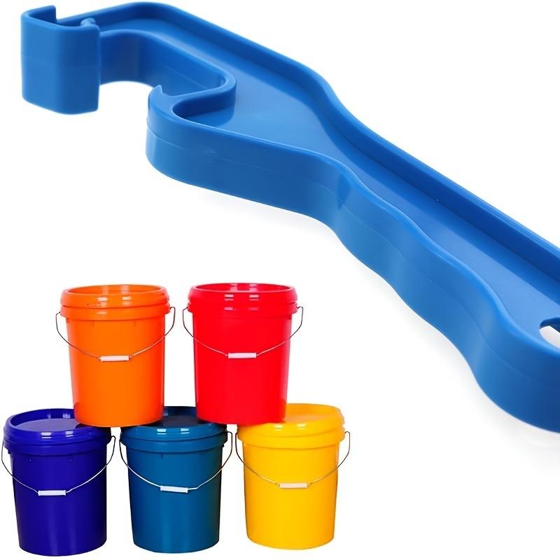 1Pc Random Color Bucket Lid Opener, 5 Gallon Paint Can Wrench, Compact Non-slip Grip for Home & Industrial Use