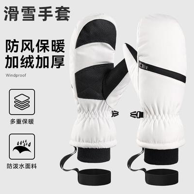 Winter Ski Gloves Waterproof Windproof Warm Padded Men Women Youth Outdoor Sports Skiing Cycling