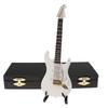 Wooden Mini Wooden Electric Guitar Mini Musical Instrument Model  Room Decoration