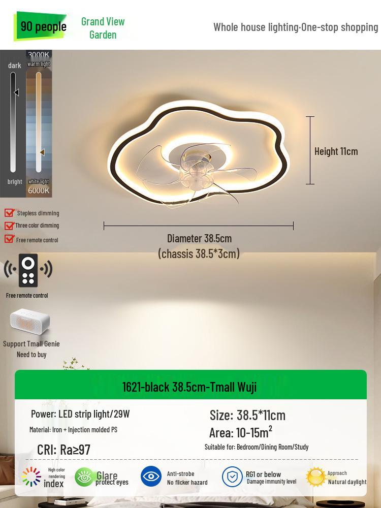 Cloud Lamp for Children's Room - Nordic Ceiling Fan Lamp