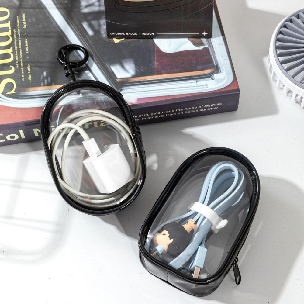 Storage Phone Charger Bag Transparent Digital Storage Bag Data Cable Storage Bag  Data Cable