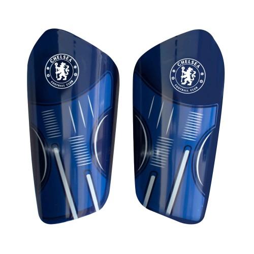 Chelsea FC Childrens/Kids Team Slip-In Shin Guards