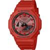 G Shock Men S Watch Eco Friendly Material Red Black Ga 2100rrb 4ajf