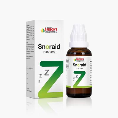 Dr. Bakshi's'S Homoeopathy Snoraid Drops 30 Ml Pack of 1 for Better Sleep and Breathing
