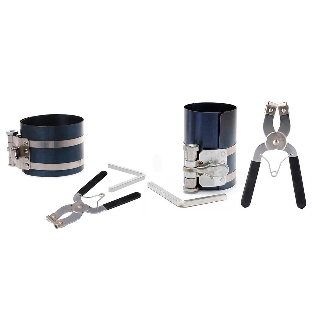 3inch Piston Ring Compressor Tool Car Engine Piston Ring Pliers Fit for 53-175mm