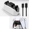 Manette de jeu poignée chargeur charge rapide double charge Pour PS5 Manette de jeu Station de charge