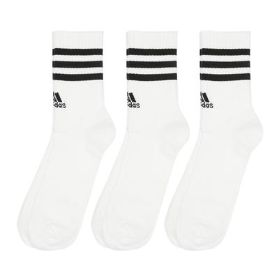 adidas 3s Cushioned Crew Socks 3p Ht3458 White Black
