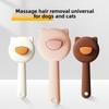 1 Cat Bath and Massage Brush - Self-cleaning Pet Grooming Comb, Soft PP Material, Gentle for Cats, Very Suitable for Bathing and Hair Removal