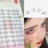 24/48/80 Clusters Glue-free False Eyelashes Easy To Rebound No Need To Remove Segmented Thin Stems for Novice DIY False Eyelashe