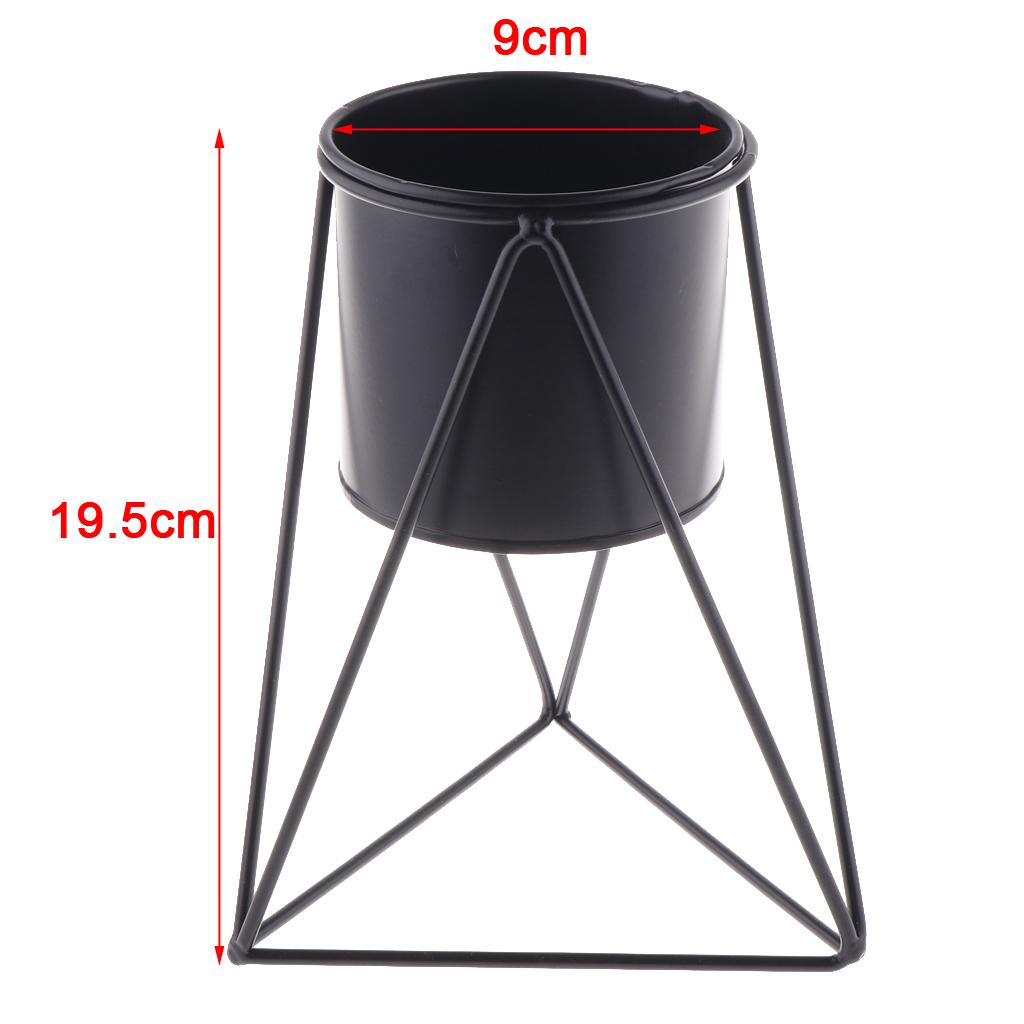 Metallregal Blumenvase Mini-Blumentopf Hochzeitsblumenvase Eisenständer für Sukkulenten Heim-Gartendekoration