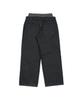 THE COLDEST MOMENT Tcm Trunk Layered Pants (Charcoal)