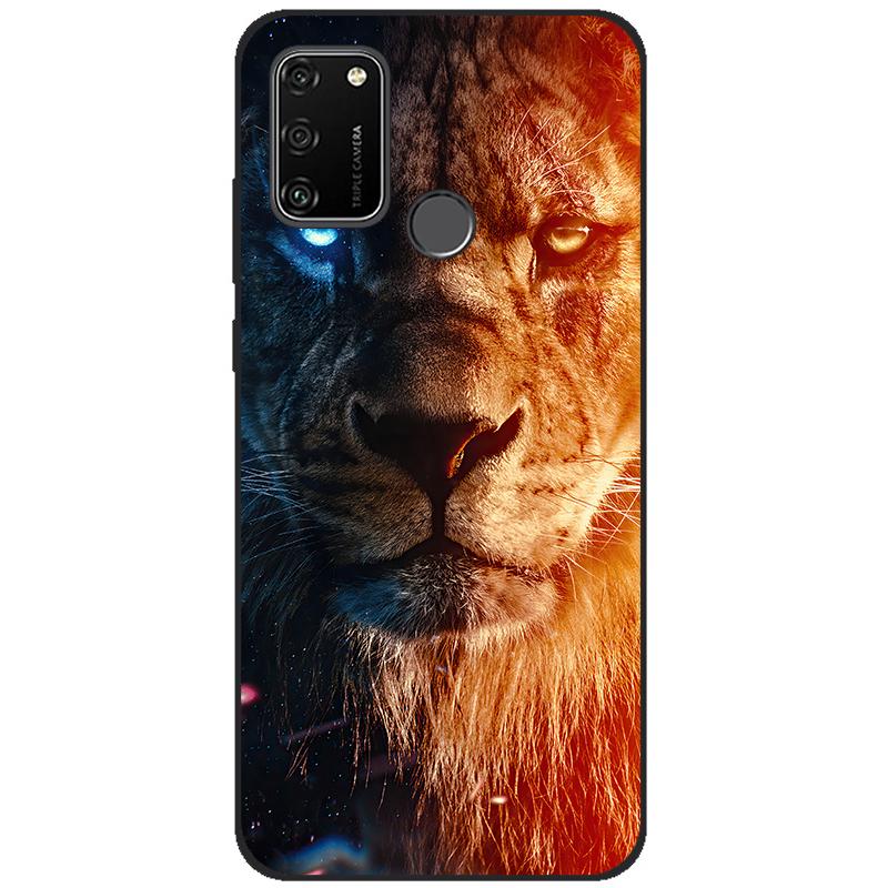 For HONOR 9A Case 6.3" Soft Silicon Tpu Phone covers On Huawei Honor 9A 9 A MOA-LX9N Back Bag Funda Shell black tpu case