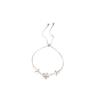 Koreanisches Zirkon Blumenherz Armband: Eleganter, Hochwertiger, Modischer Handschmuck mit Exquisite Design