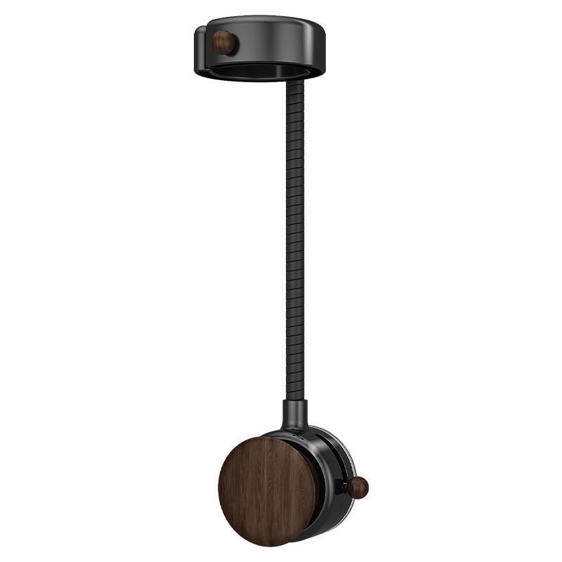 Plastic Wall Mount Hair Dryer Holder With Rotating Design For Bathroom Convenience