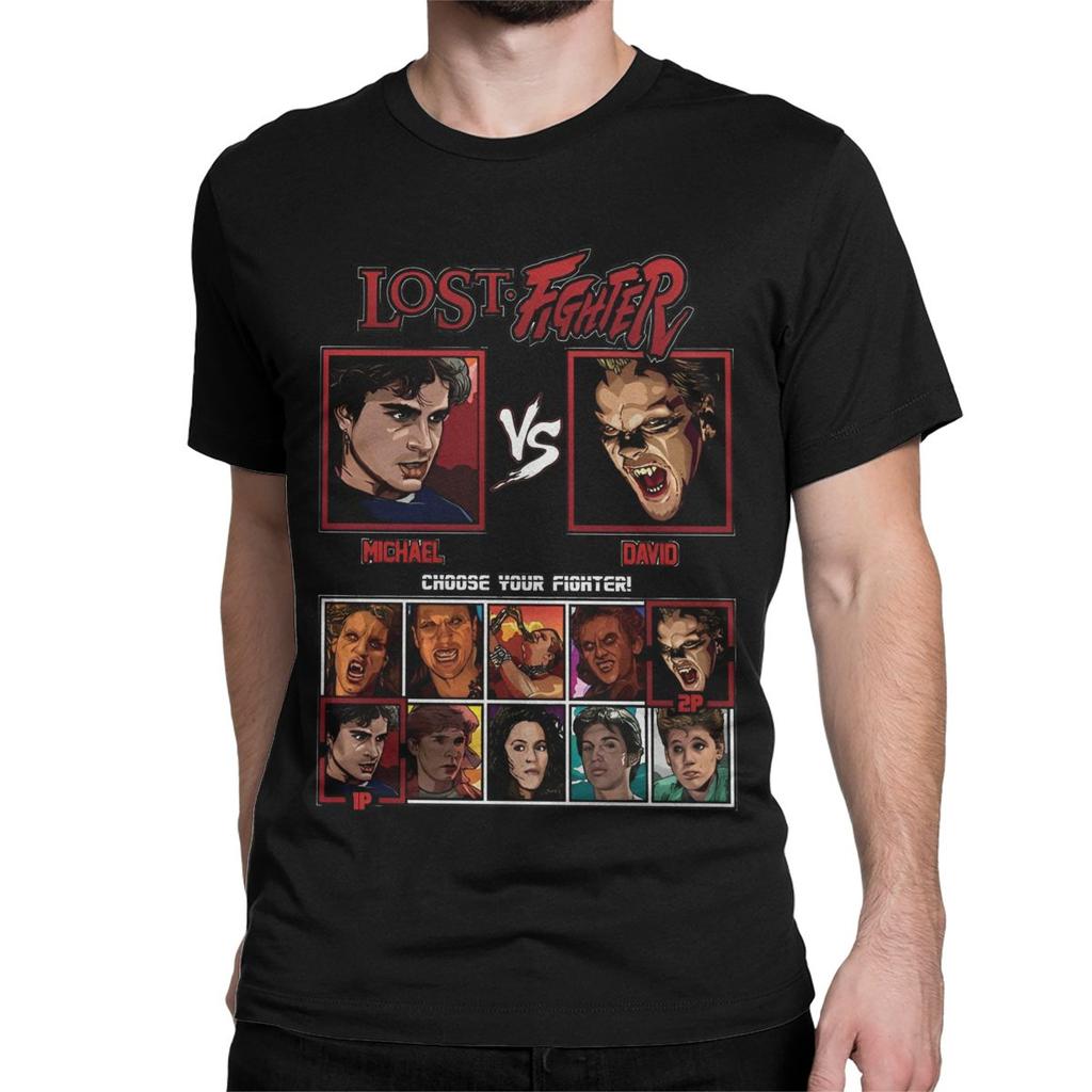 Men Women David The Lost Boys Horror Movies T Shirt Cotton Tops Leisure Short Sleeve O Neck Tee Shirt Summer T-Shirt
