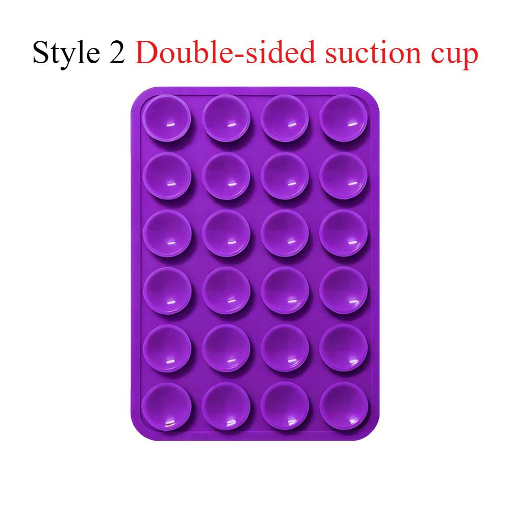 Sticker/Double-sided Suction Cup Adhesive Silicone Suction Pad Bracket Multifunction Rubber Sucker Pad Durable Mobile Phone