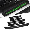 Luminous Car Door Sill Protector for KUGA Logo Focus F150 Fusion Escape Fiesta Mondeo Rear Trunk Bumper Threshold Stickers