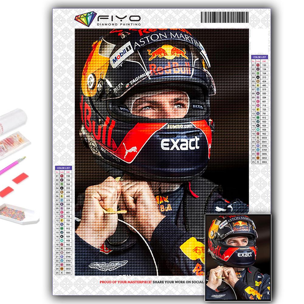 

5D DIY Алмазная вышивка F1 Гонщик Алмазная картина Мозаика Украшение дома