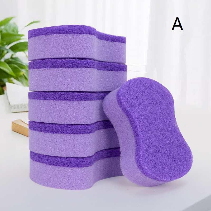 5 PCS Heavy Duty Dishwashing Scrub Sponges Non-Scratch Multi Use for Kitchen Bathroom Wall Tile Cleaning