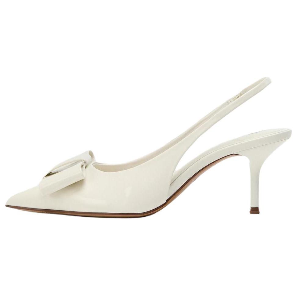 

Zara Элегантные туфли-стилеты 6,5 см женские туфли белые 2246510001 35