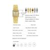 Light Luxury Women's Square Small Gold Watch Light Luxury Steel Strip Retro High End Versatile Watch Texture Quartz Watches
