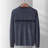 Men's Thickened Knitwear Business Wool Sweater - Autumn/Winter Round Neck Casual Style