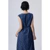 Benetton Paisley Denim Sleeveless Dress Baop70631