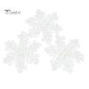 Puntos 3Pcs 8/11/15/18/23cm Christmas Tree Snowflake Ornament Party Window Xmas Decor