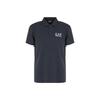 EA7 SS24 Letter Print Casual Short Sleeve Polo Shirt Men Tops Navy-Blue 3DPF03-PJ02Z-1578