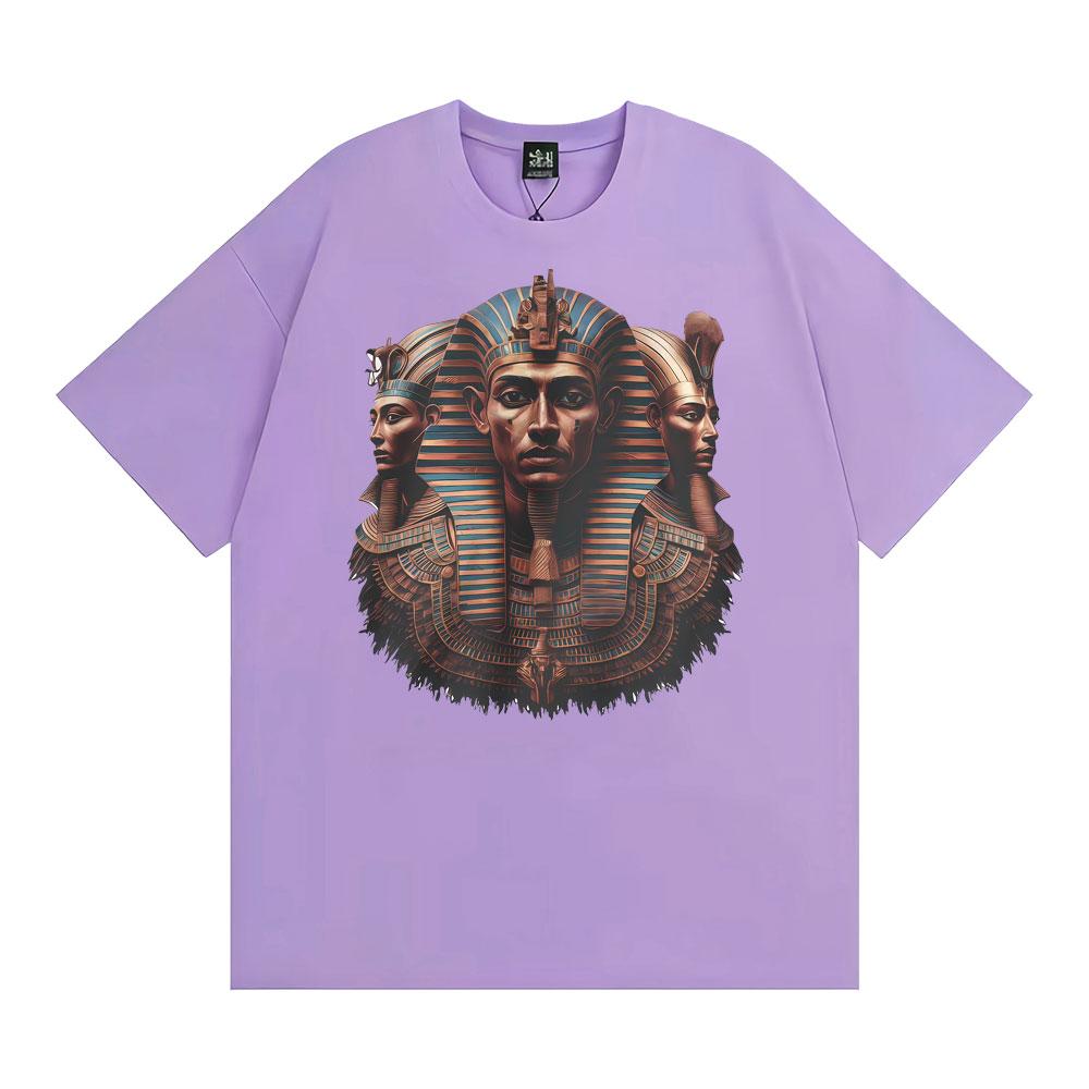 Egyptian Pharaoh Graphic Ancient Egypt Art Meme Tee Shirt Men Women Harajuku Vintage Fashion Humor Tshirts Short Sleeve T Shirt