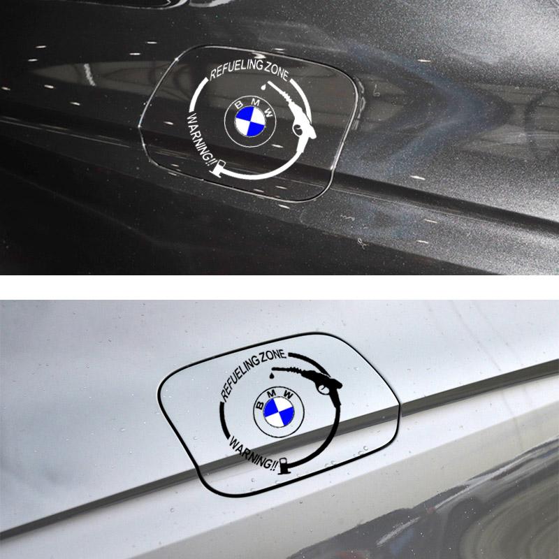 1Pcs Car Fuel Tank Cap Stickers Vinyl Fashion Decoration Decals For BMW E46 E90 E60 E39 E36 E87 E61 3 5 7 Serie E91 E53 E34 E83 328i