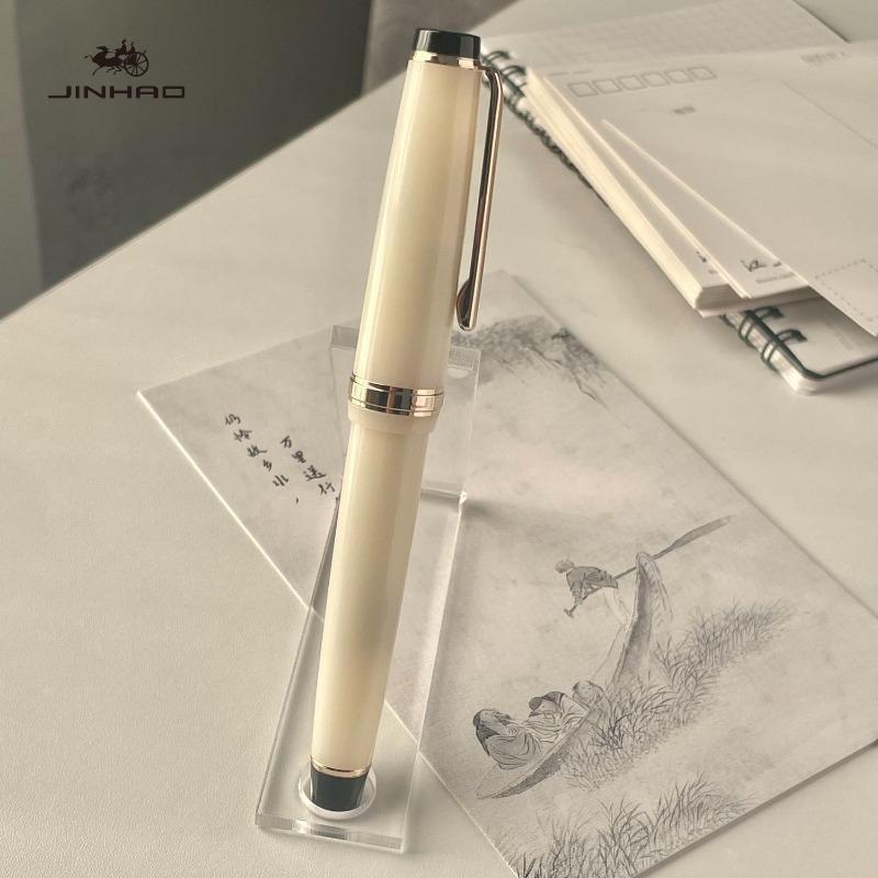 JINHAO 82 2026 Limited Colors Fountain Pen Gold Clip EF/F/M Calligraphy Pen Macaron Color Stationery School Office Supplies