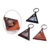 Plectrum Case Bag Stringed Accessories Key Fob Case Bag Ukulele Plectrums Bag Mini Leather Guitar Pick Holder Keychain Men