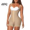 Skin-friendly Body Shaper High Waist Clasp Firm Tummy Butt with Front Shapewear Open-Crotch Lifting Control Hip Breathable