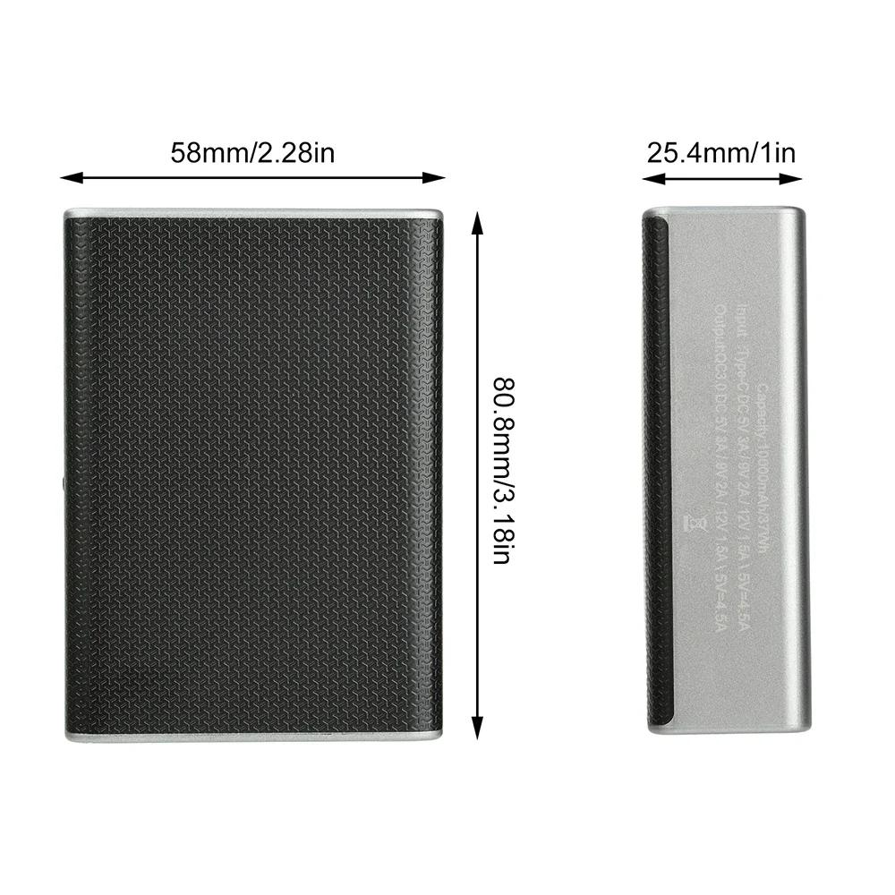 22.5W Power Bank Case 21700 Charging 0.96inch TFT Color Screen Digital Display Fast Charging DIY Portable Power Bank Kit