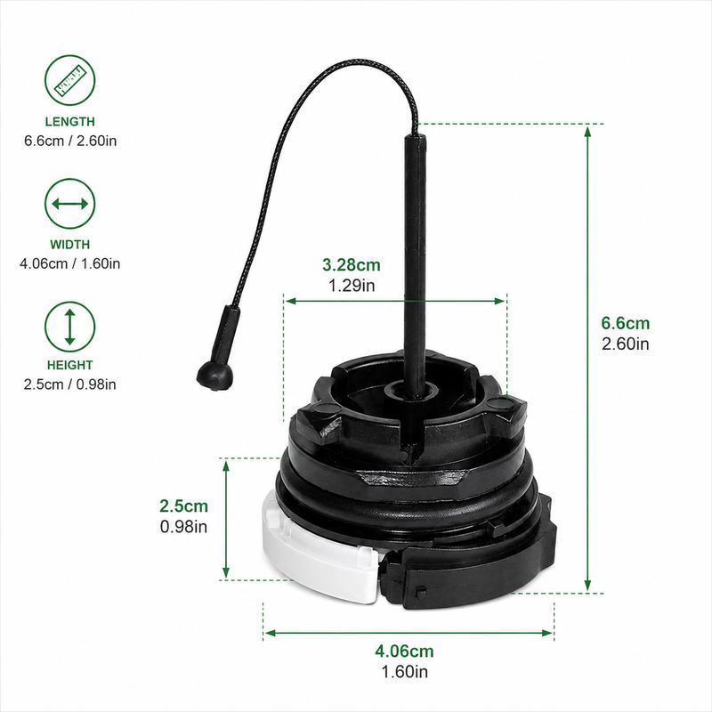 Fuel Oil Tank Cap For Stihl MS261 MS290 MS360 MS440 FS40 FS50 HS46 HS56 HT56 Replace 0000-350-0525 0000-350-0526 Chaaw Parts