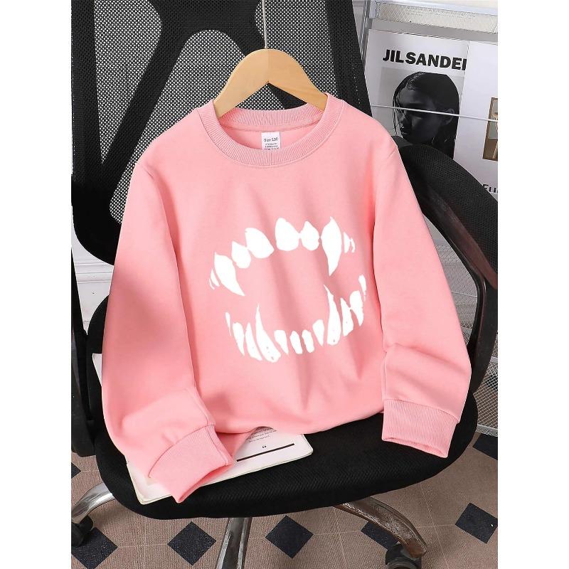 Kids Sweatshirt Crewneck Sweatshirt - Machine Washable,Spring And Autumn,Sportswear,Casual Wear, Soft ,Comfortable,Children's Clothing