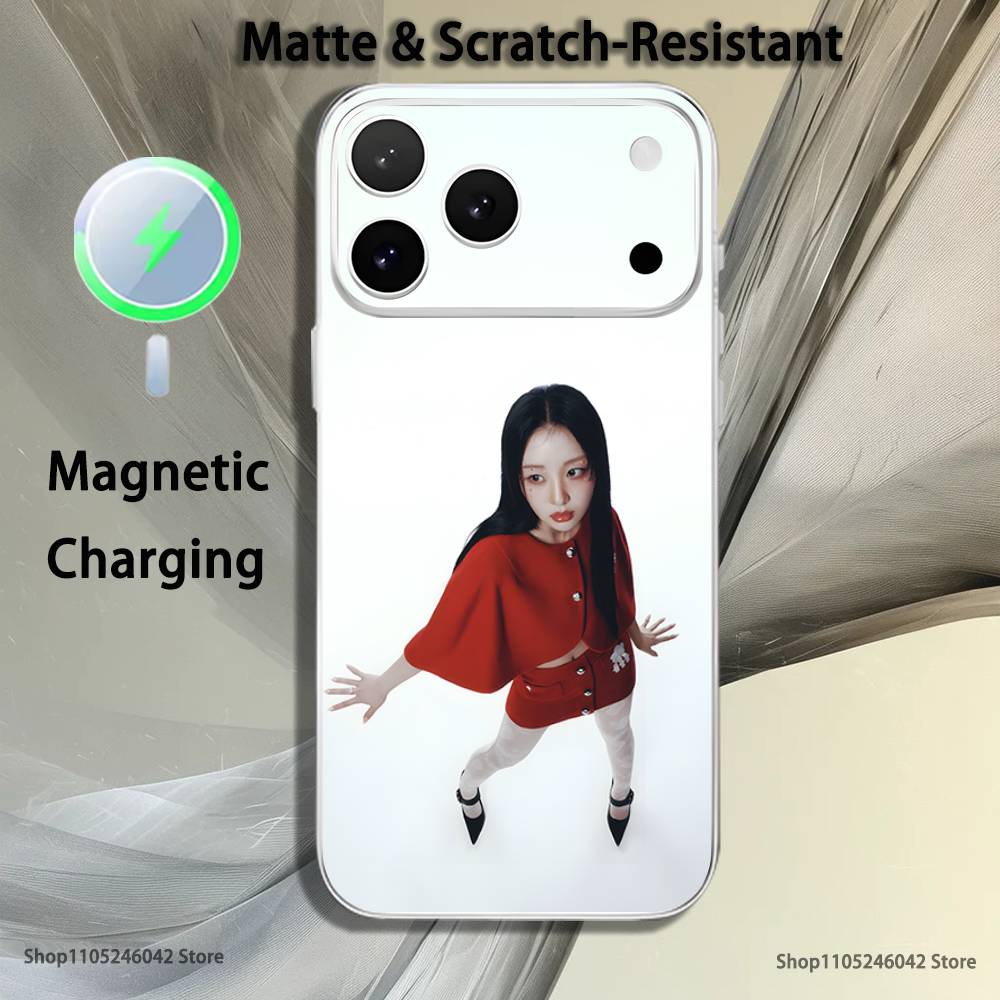 

Y-Yves album cover Magnetic Wireless Charging Transparent White Phone Case For iPhone 17,16,15,14,13,12,11,Pro,Max,Plus iPhone17pro