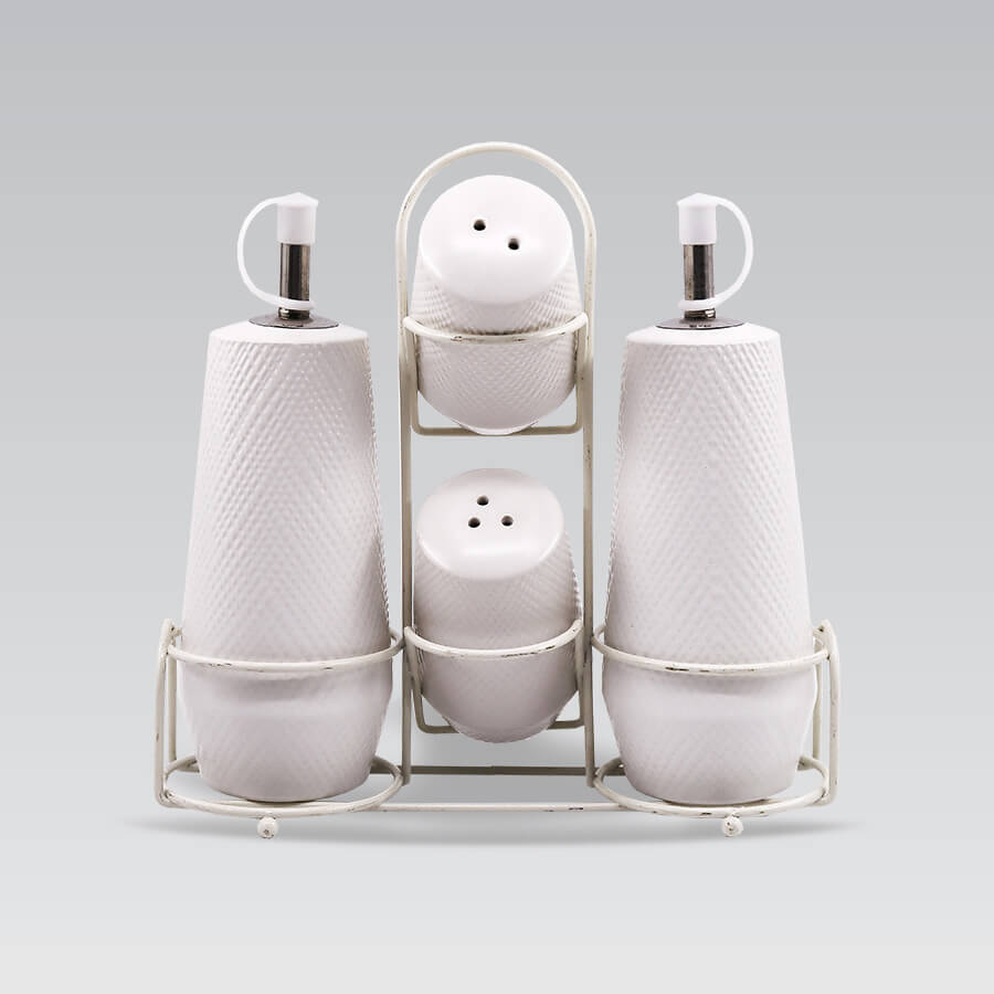 Keramische kruidenset 5-delig MAESTRO WHITE MR-20002-04S