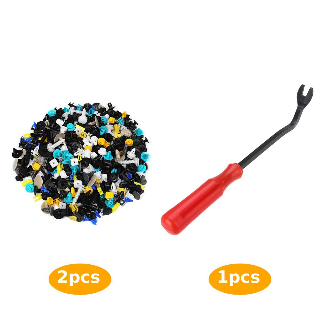 Automotive Plastic Rivet Car Fender Bumper Interior Trim Push Pin Clips Kit Car Accessories 50/100/1000PCS