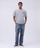 AVIREX NAVAL POCKET T-SHIRT Navy Border L 783-5934011