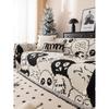 Dopamine Cute Sofa Cover Cloth Four Seasons Universal Seat Cover Cover Non-Slip Covered Backrest All-Inclusive Cover Towel Blanket