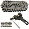 420 Motorcycle Chain 106Links fit for 50 70 90 110 125cc SSR TaoTao Coolster Apollo Baja 212cc Go Kart Mini Bike Powersports Par
