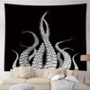 Tapestry Ysatnsft Octopus Tentacles Black Vintage