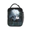 Gojo Satoru De  Insulated Lunch Bags Cooler Bag Reusable,Meal Container Jujutsus Kaisens Anime Portable Tote Lunch Box