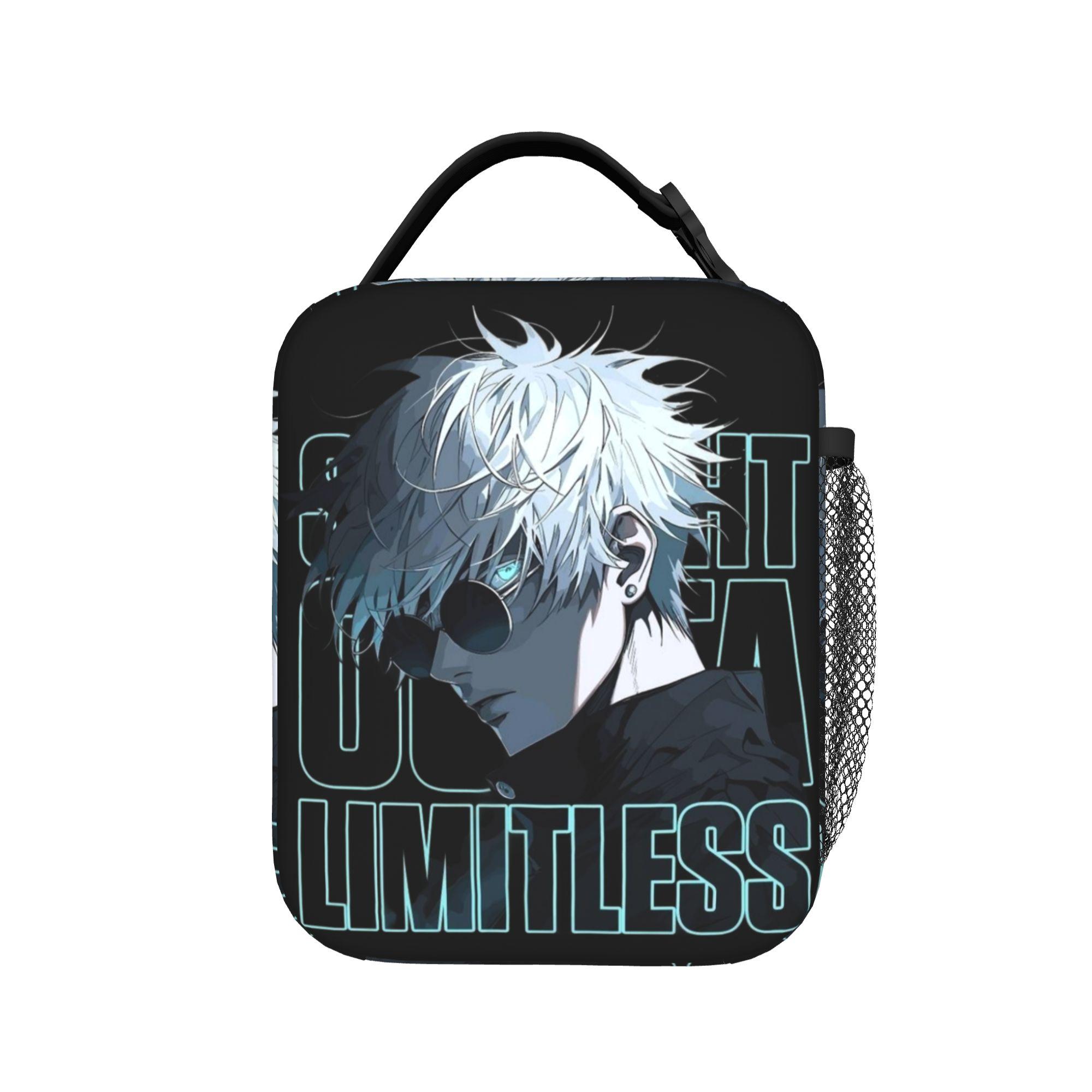 Sukuna Anime Manga Sacs à Lunch Isothermes Portables Jujutsu Kaisen Anime Contenant à Lunch Sac Glacière Sac Fourre-tout Boîte à Lunch Bureau One Size
