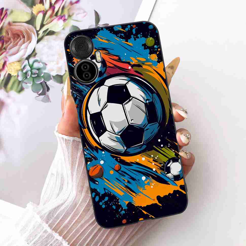For Itel S18 Pro 6.6" Case Simple Style Pop Patterns Silicone TPU Black Cover Shockproof For ITEL S18 Pro S18pro Phone Cases