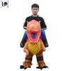 Inflatable Orange T-Rex Costume for Party & Cosplay